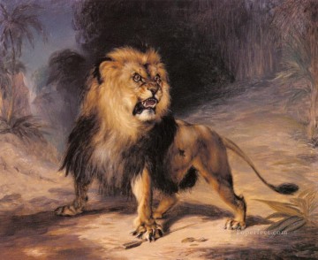  löwe maler - William John Huggins Ein Löwe
